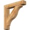 Ekena Millwork Funston Block Rough Sawn Bracket w/ Offset Brace, Western Red Cedar, 8"W x 42"D x 42"H BKT0806X42X42FST05RWR - alternate 1